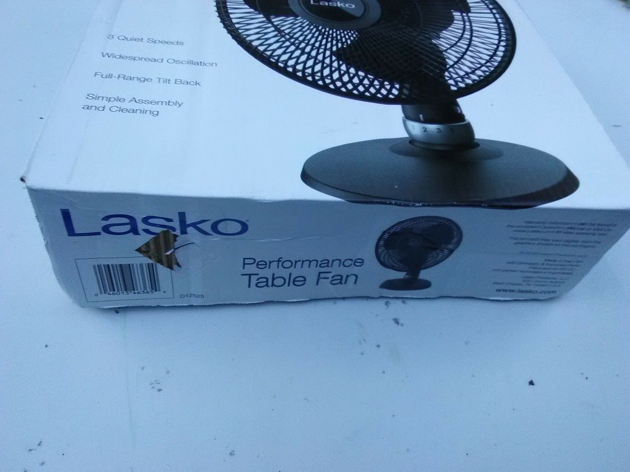 Lasko table top fan tested works great
