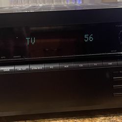Onkyo TX-SR393, a 5.2-channel A/V home theater receiver with Bluetooth. Remote Included
