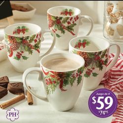 Tazas Winter  berry  3497