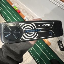 Odyssey Ai One #1 blade putter with headcover