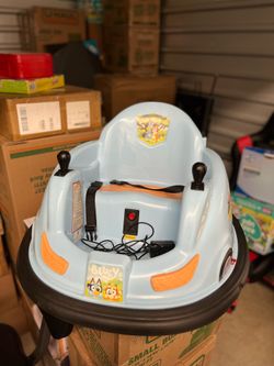 Bluey bumper car
