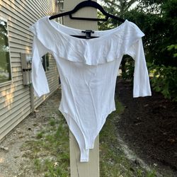 Forever 21 White Bodysuit