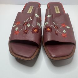 Naked Feet Leather Mules Size 8.5M 