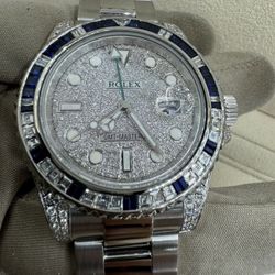 Rolex GMT-Master II 40 Custom 116659SABRO Sapphire & Vs Diamonds 