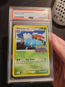 Venusaur Rumble Platinum PSA 9