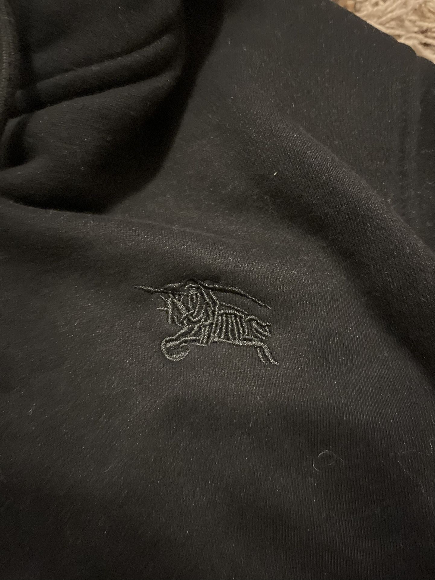 burberry zip up black Women's clothing