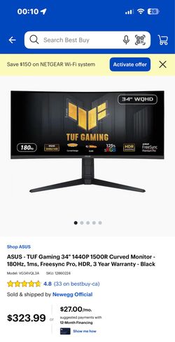 ASUS Curved Gaming Monitor