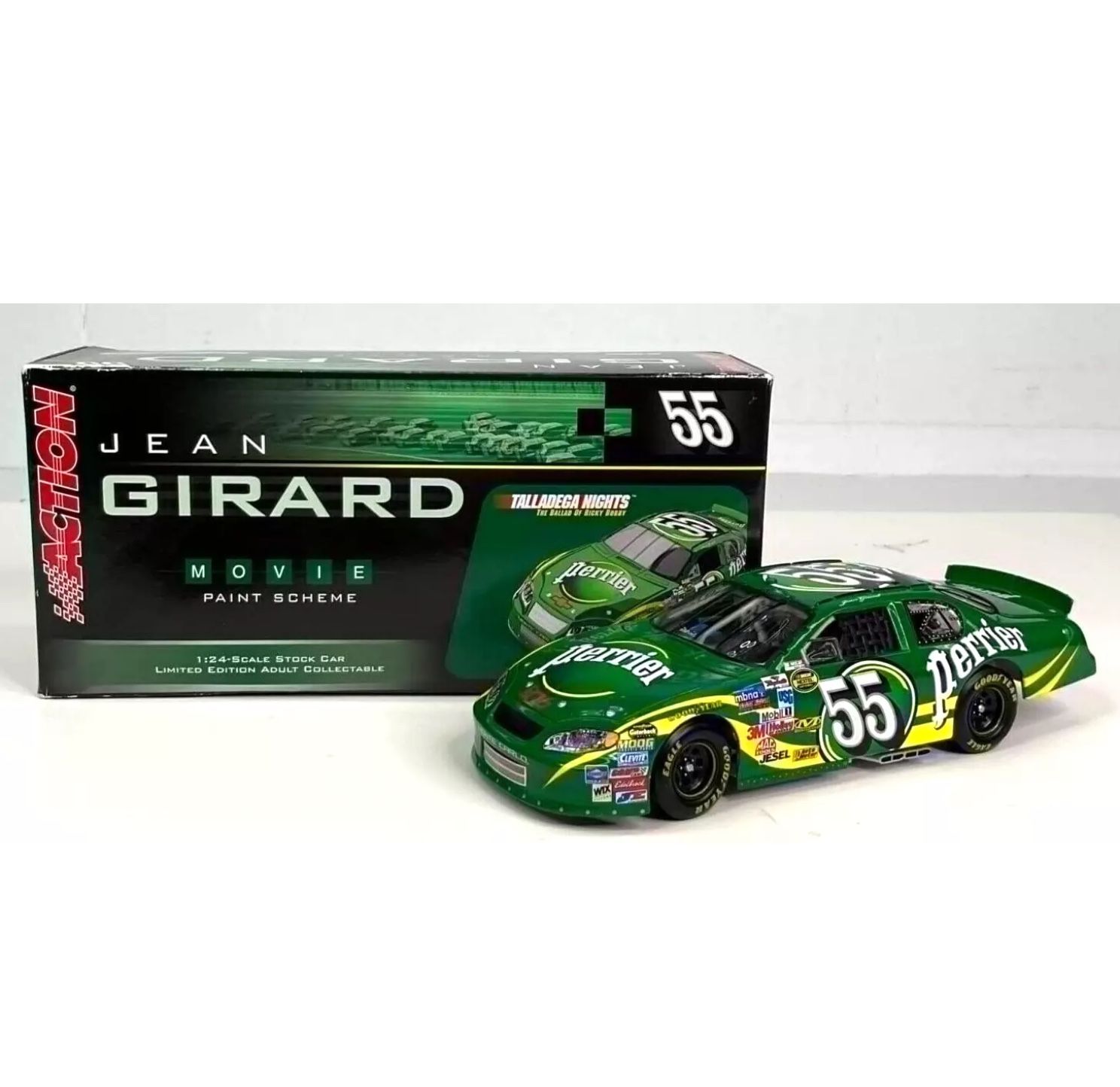 Action Jean Girard #55 1:24 Scale Talladega Nights 2005 Monte Carlo Car