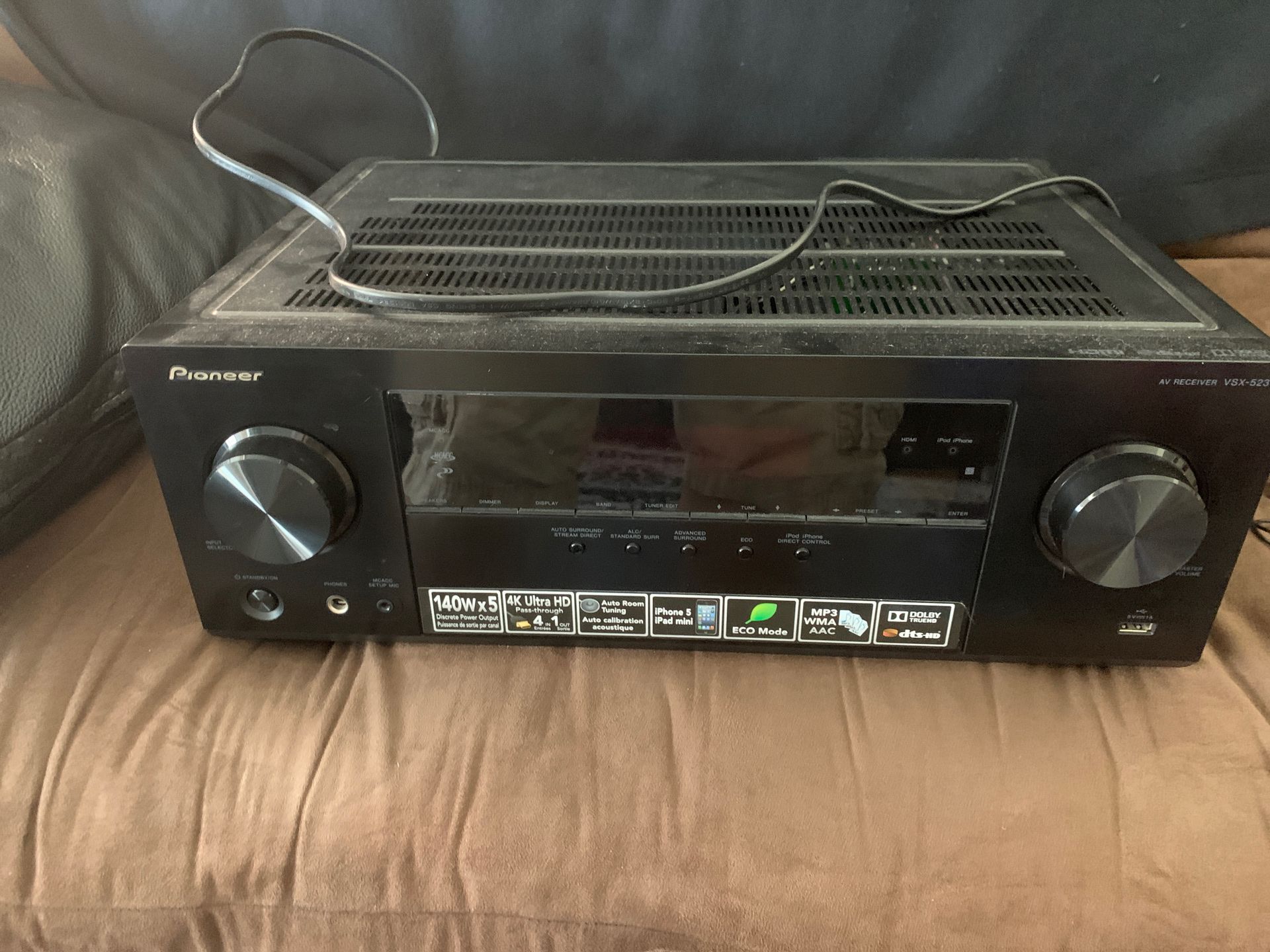 Pioneer 5.1 AV receiver VSX523 for Sale in Cleveland, OH