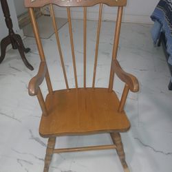 Wooden Children's Rocking Chair