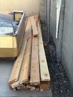 Trailer and lumber