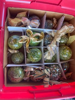 Beautiful Glass Christmas Ornaments