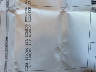 Scooter Front Rear Tire