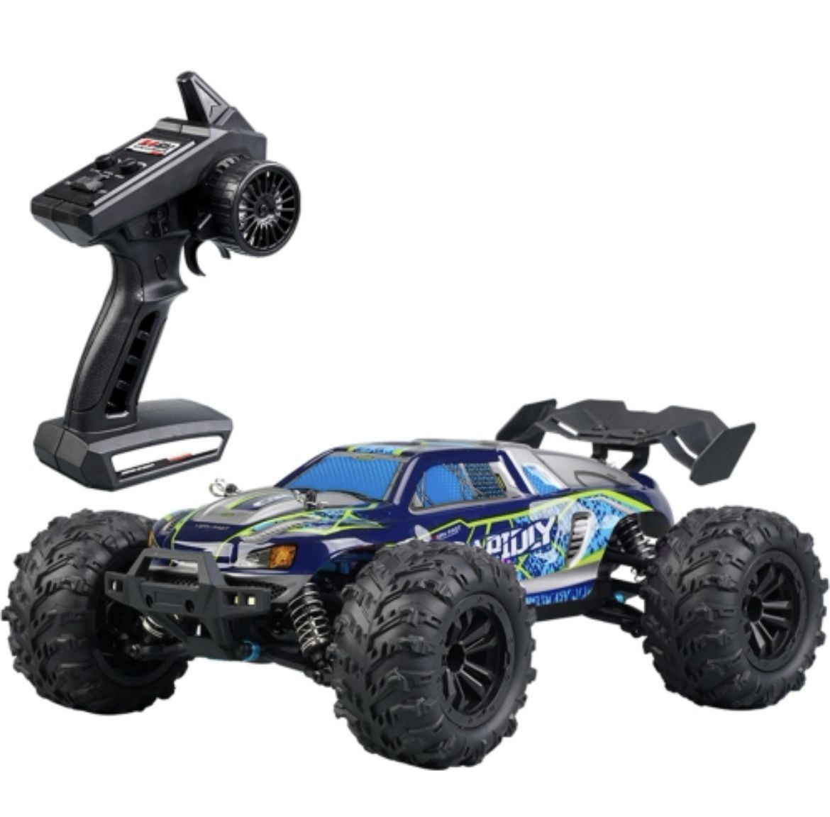 SCY-16101 2.4G 1:16 Electric 4WD RC Monster Truck Coupe Car Toy (Blue)
