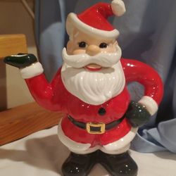 Santa Coffee Pot 