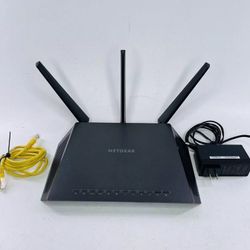 Nighthawk Netgear AC1900 1GHz Dual-Band Wi-Fi Router Black Electronics