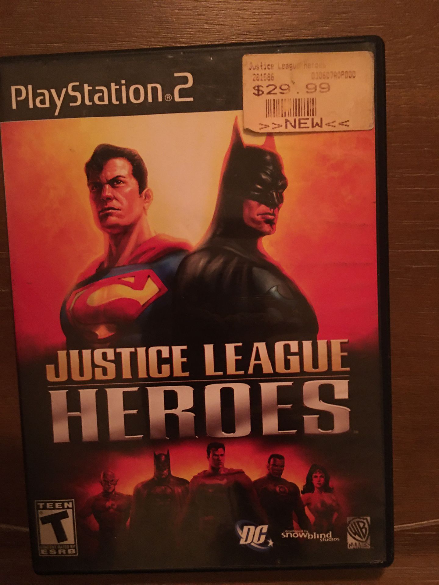 Sony PlayStation ps2 justice league heroes