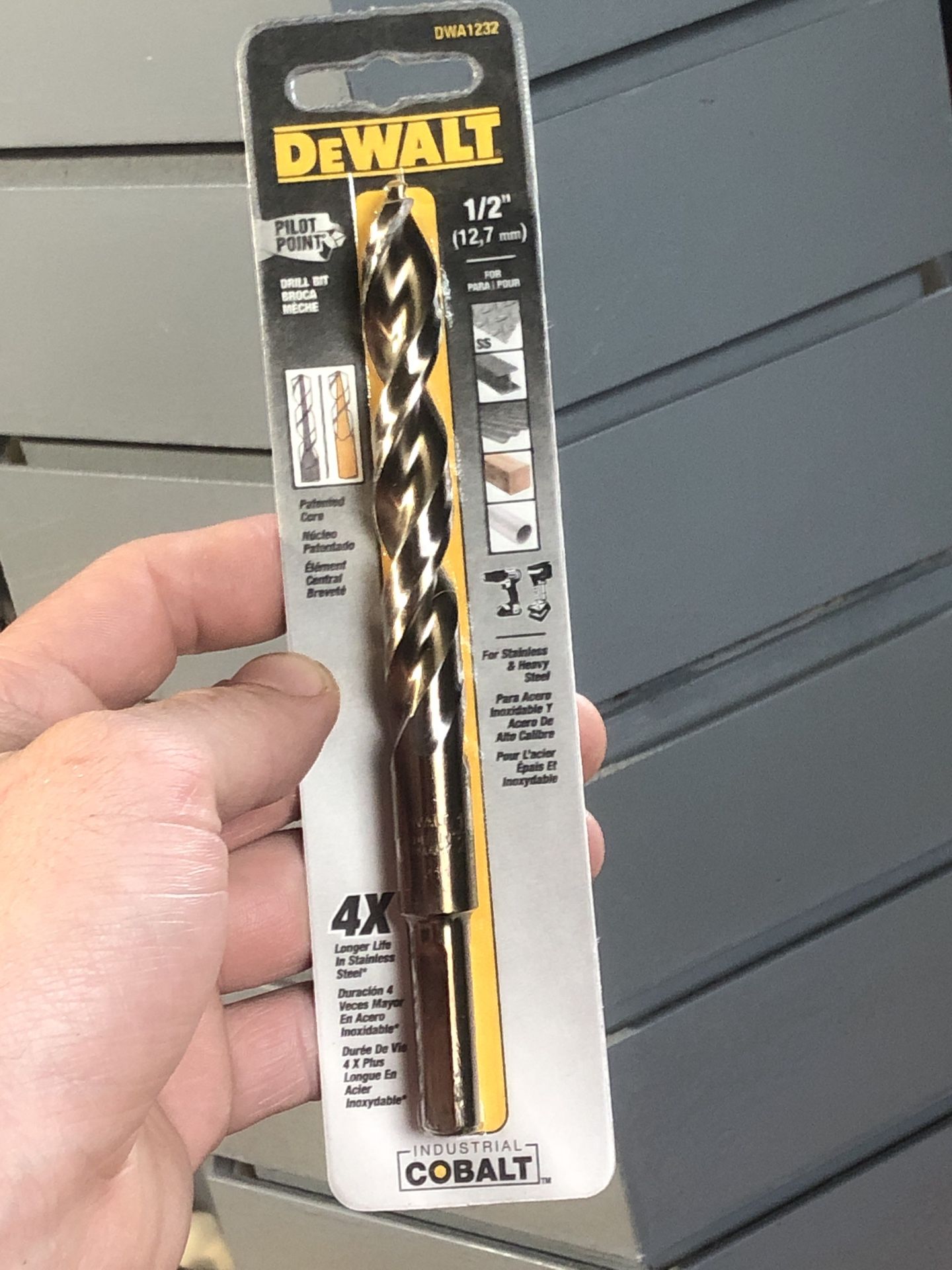 dewalt 1/2 cobalt drill bits