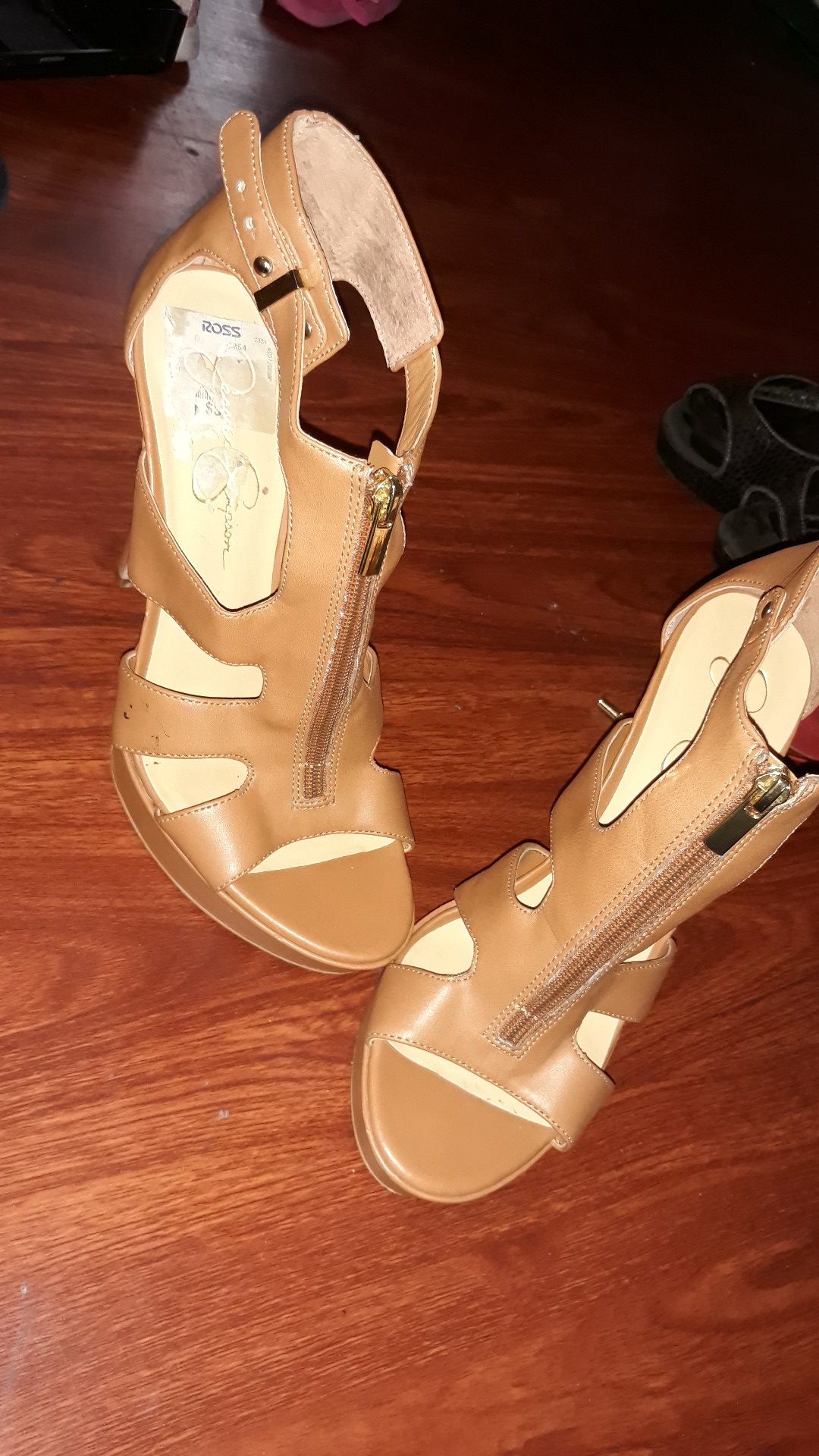 Brown heels