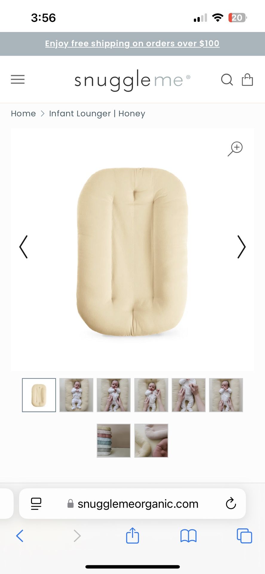 Snuggle Me Organic Lounger