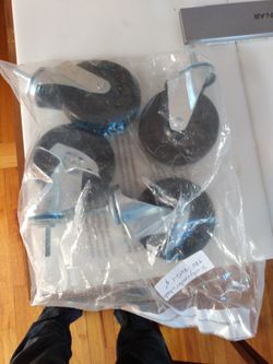 Caster Wheels  Trinity 4" X 1"