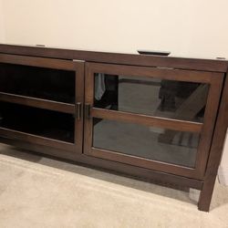 Crate & Barrel Media TV Console Solid Wood