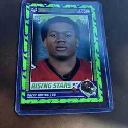 Bucky Irving Rookie Halloween Football Card 