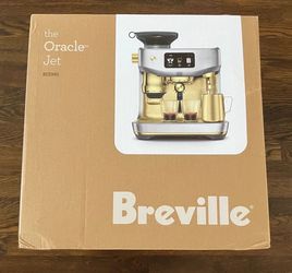 Breville Oracle Jet BES985 Espresso Machine Brushed Stainless Steel Brass