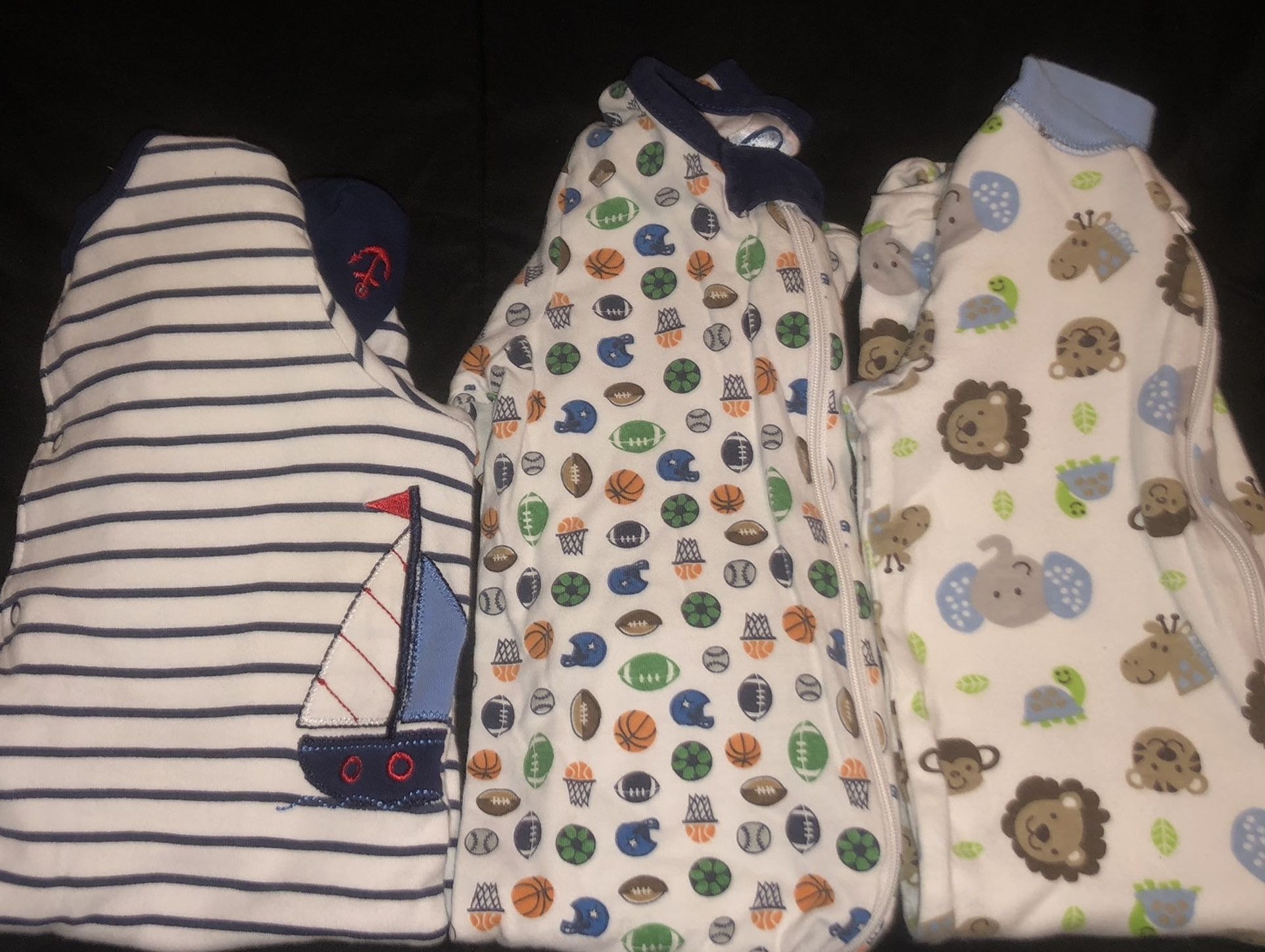 Pajamas Footies Baby Boy 6m