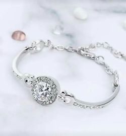 Halo Design Stainless Steel Bracelet