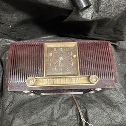 Old Clock Radio Untested-Alarm Clock