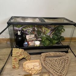 Full 40-Gallon Reptile Setup – Everything Included! 