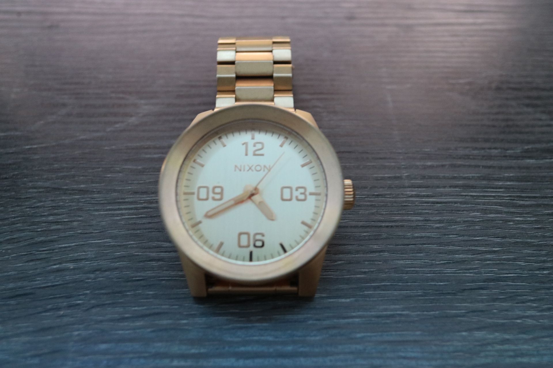 Nixon Corporal SS Watch - All Gold - 100MM