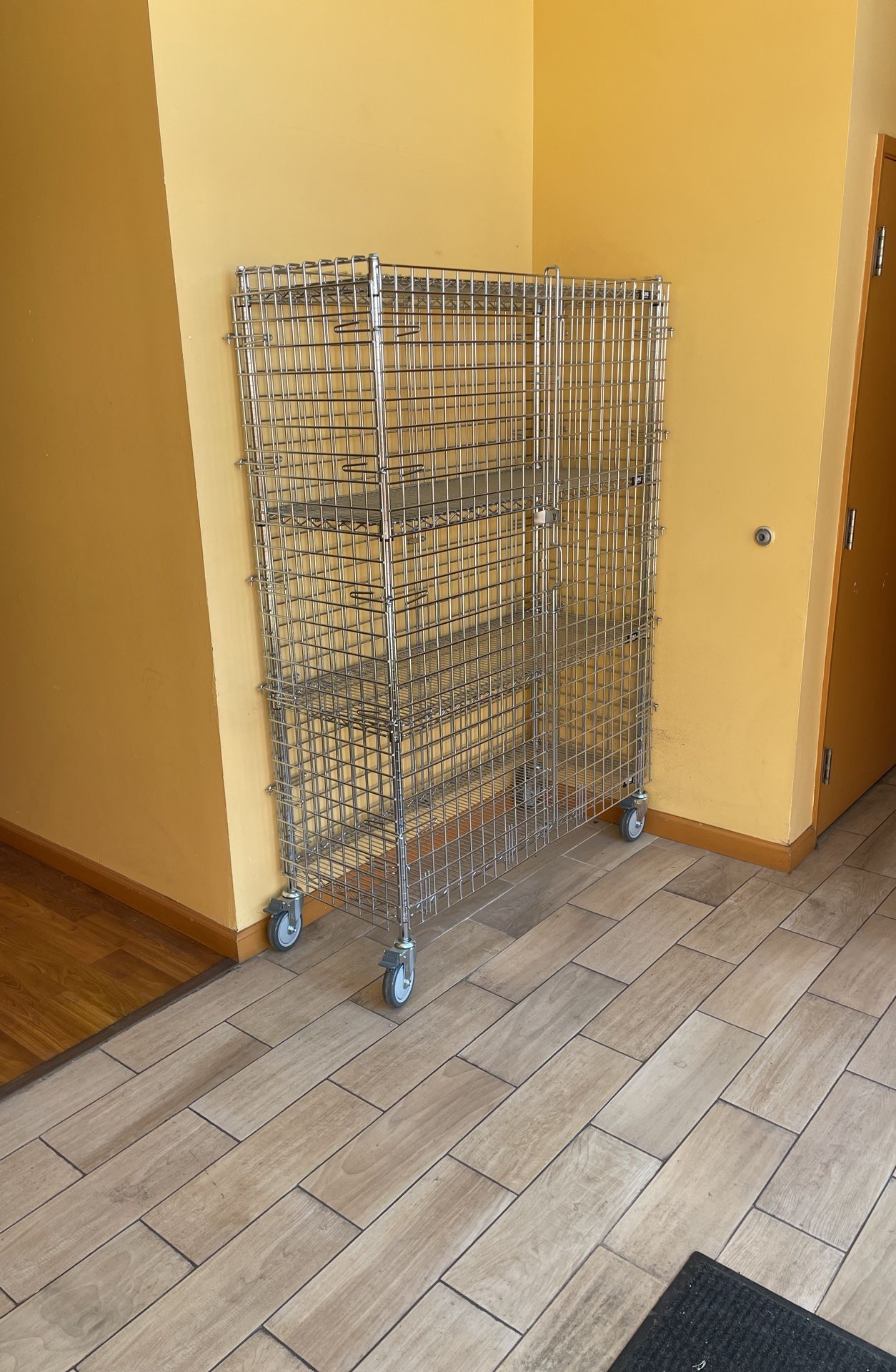 Steel Security Locking Cart