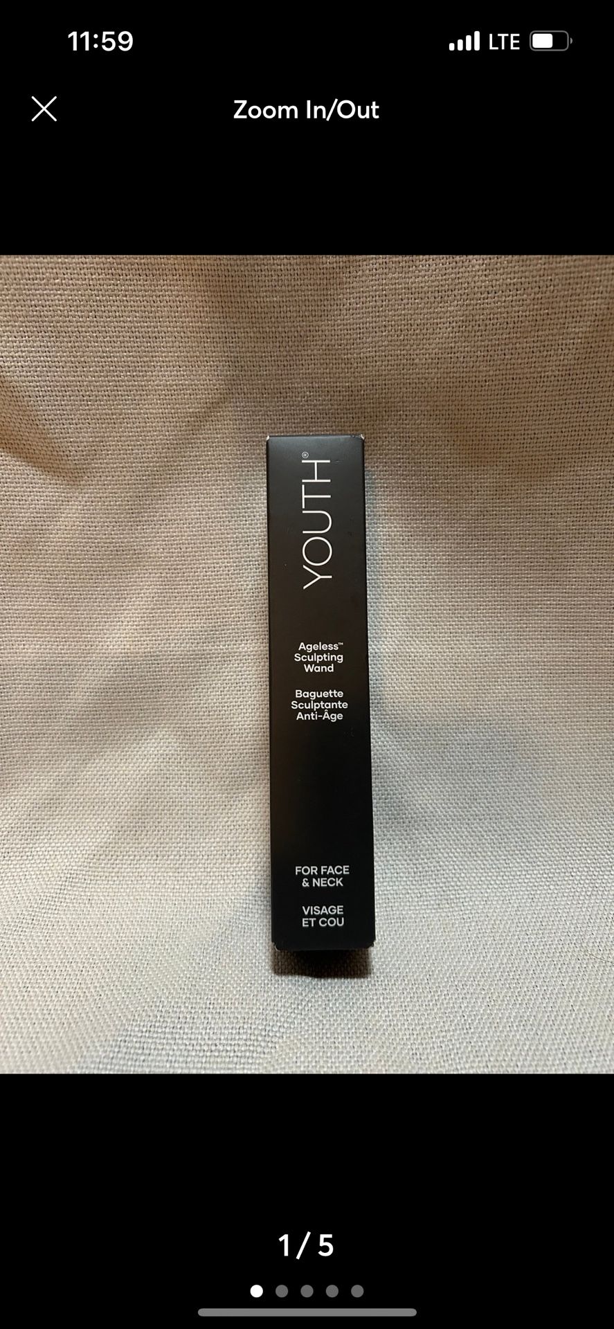 Shaklee youth face and neck sculpting wand Anti Wrinkle Anti Aging