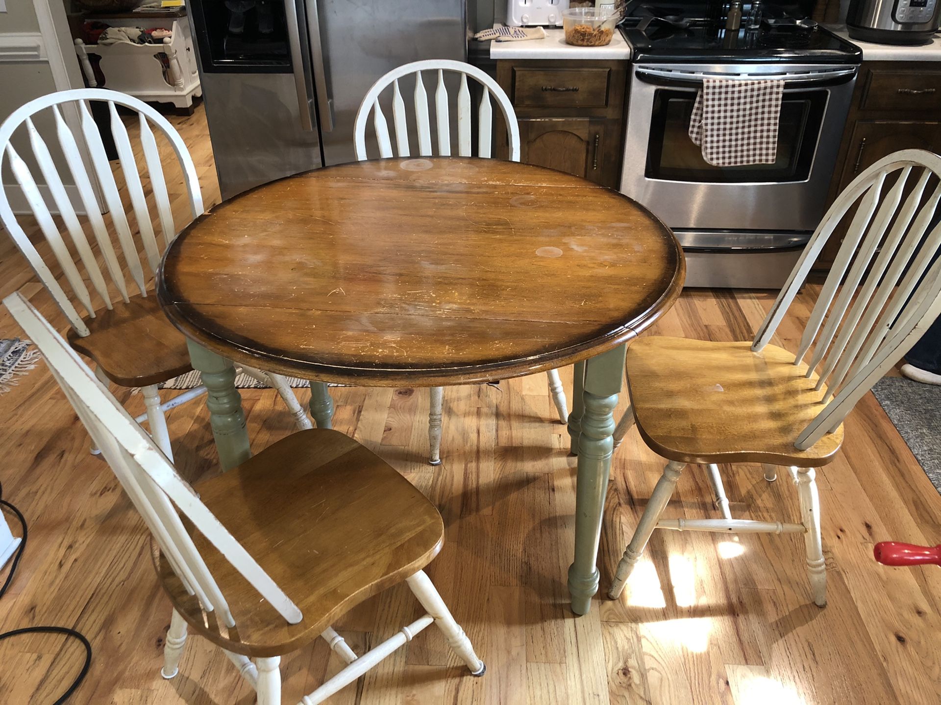 Table and chairs