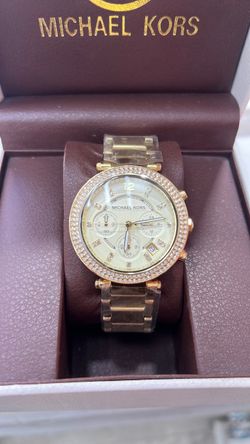 Michael Kors Gold-Tone Chronograph Watch