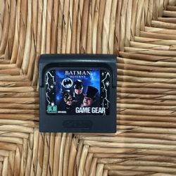 SEGA Game Gear Batman Returns Cartridge - Black