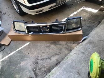 Frontier head lights and front grille