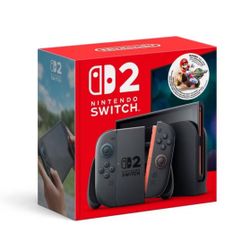 Nintendo Switch 2 Console + Mario Kart World Bundle (Digital Download Code)