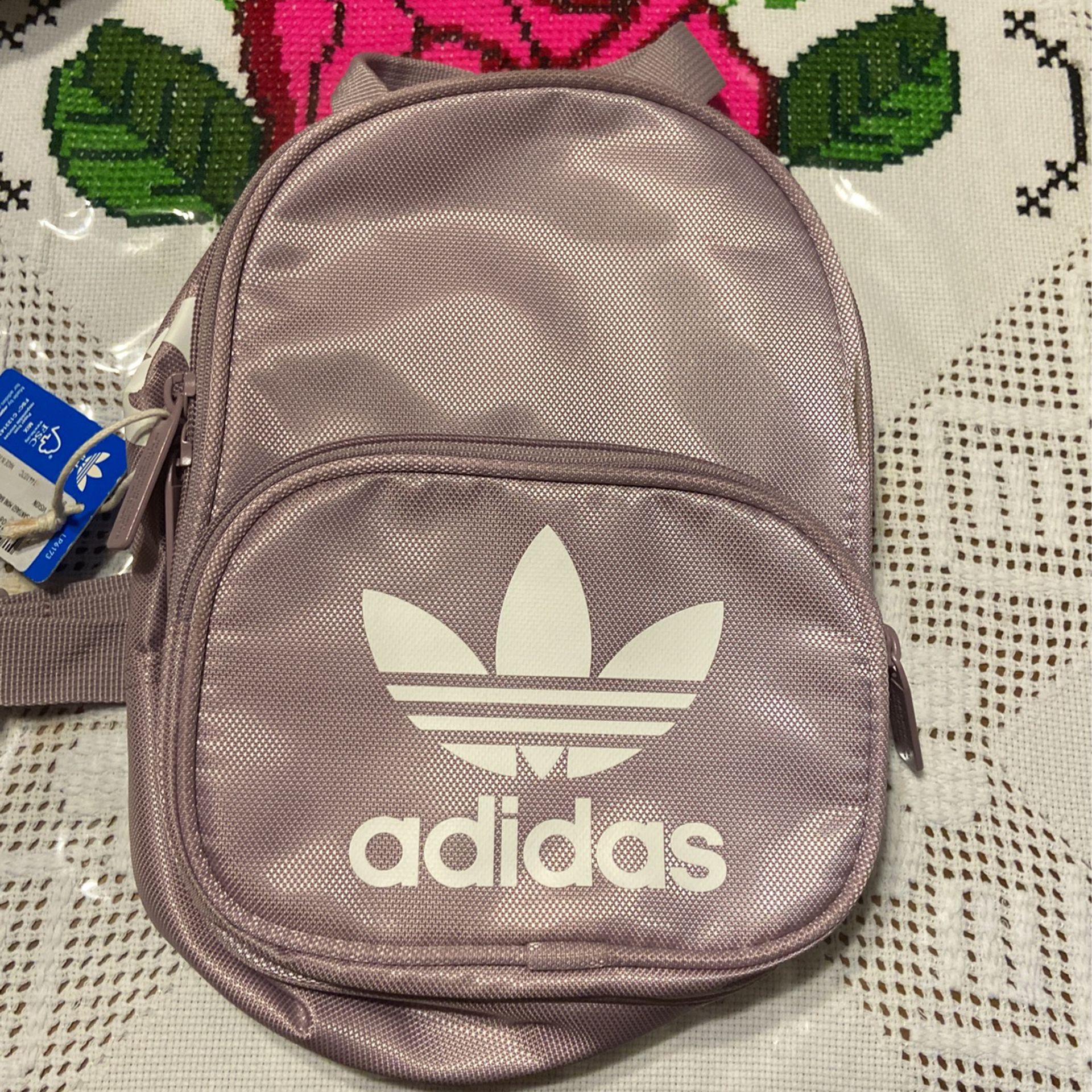 Adidas Originals Mini Backpack With Trefoil Logo