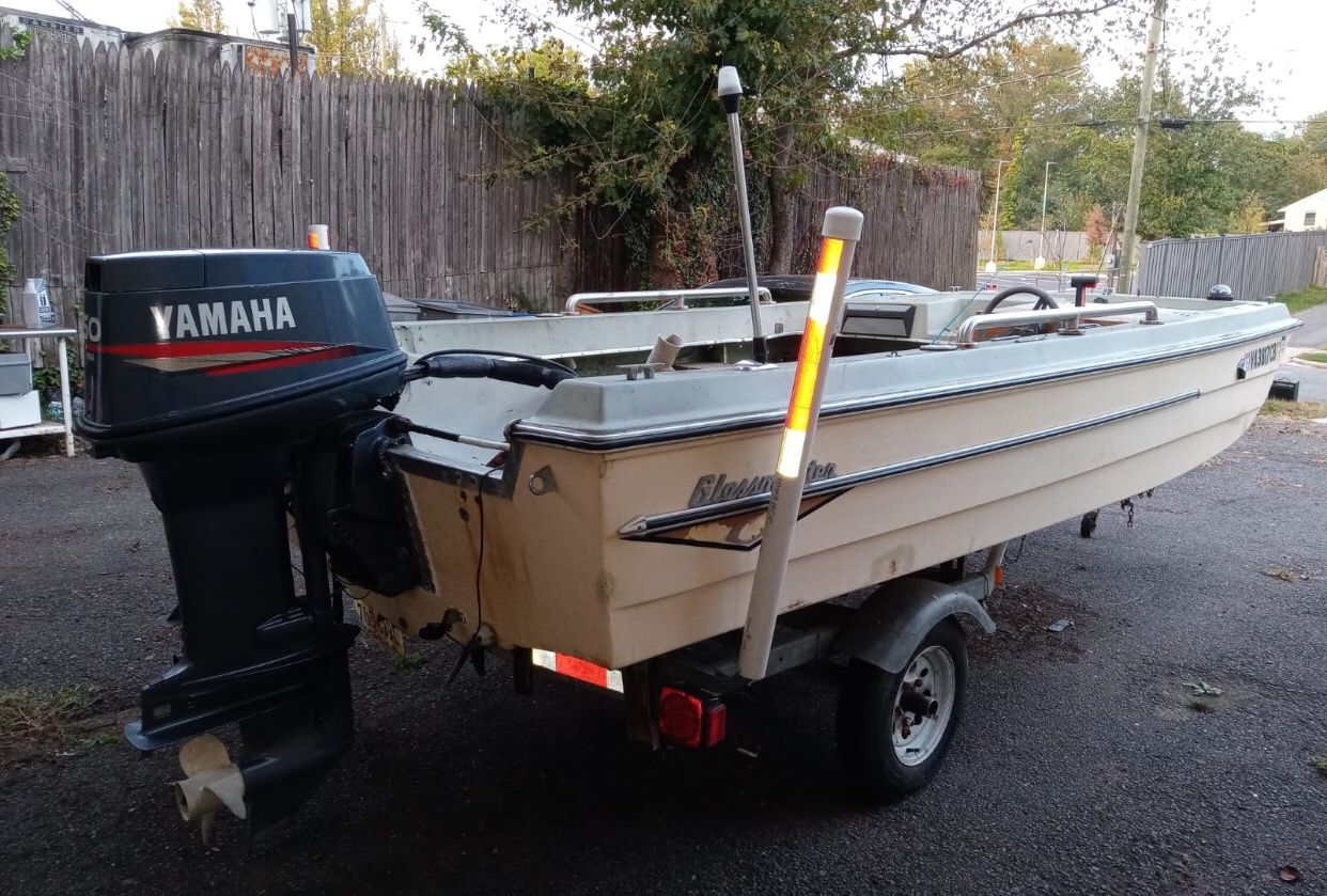 Boat, trailer and motor for sale