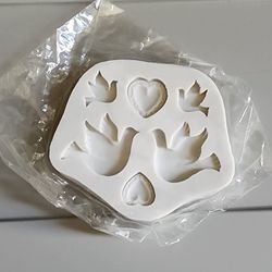 Doves / Heart / Wedding Mold
