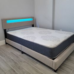 NEW FULL-SIZE MATTRESS AND BOX SPRING - 2PC