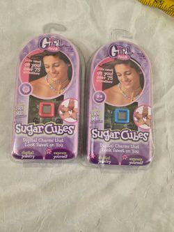 Y2k Girl Tech Sugar Cubes Digital Charms Girl Tech Sugar Cubes Digital Charm