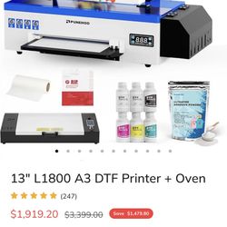 Dtf Punehod Printer Over And Press