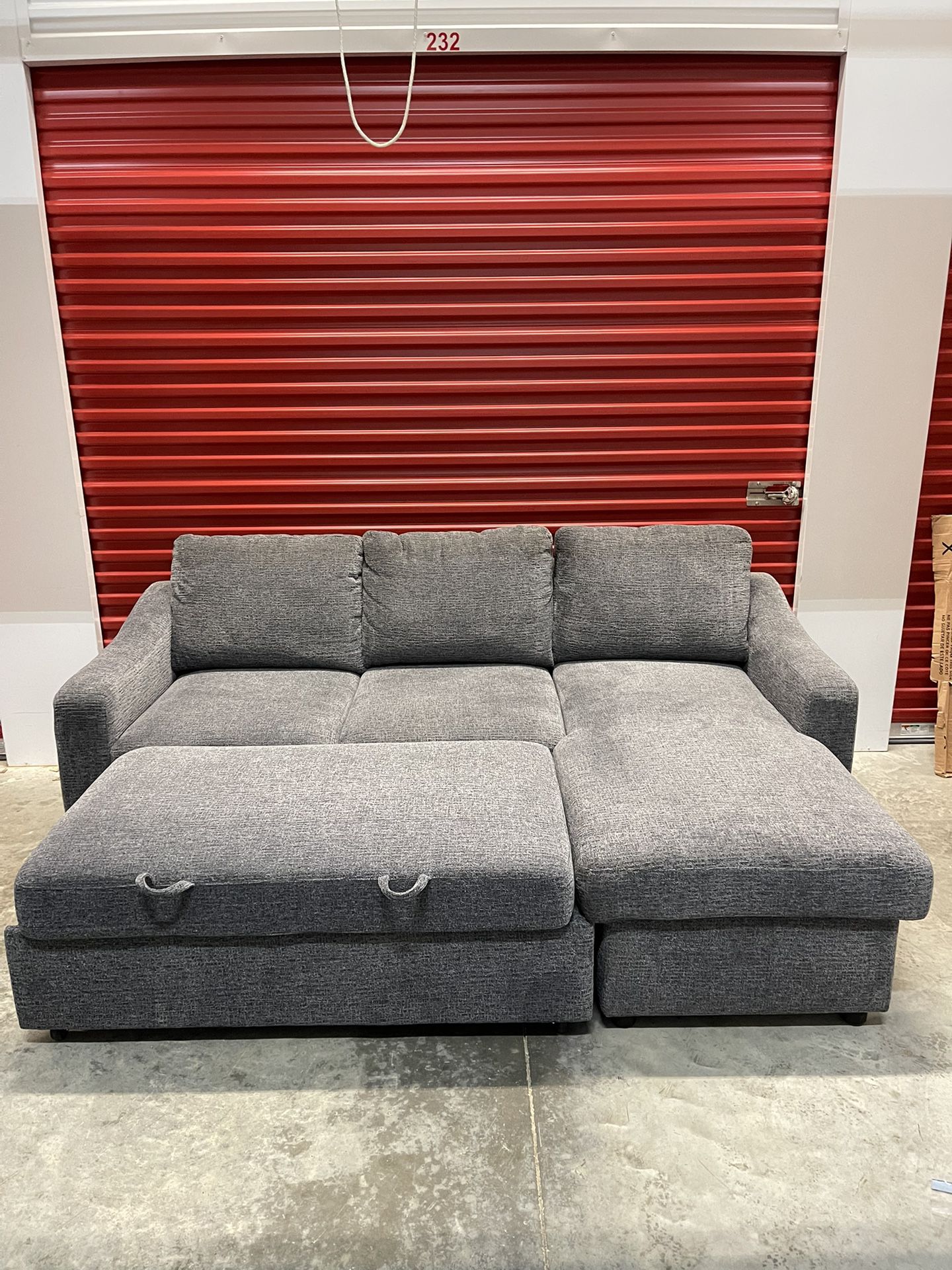BRAND NEW! Coddle Aria Fabric Sleeper Sofa | Free Delivery & Install