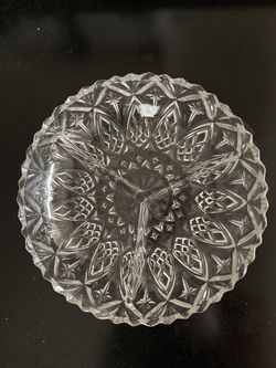 7.5” Crystal Dish