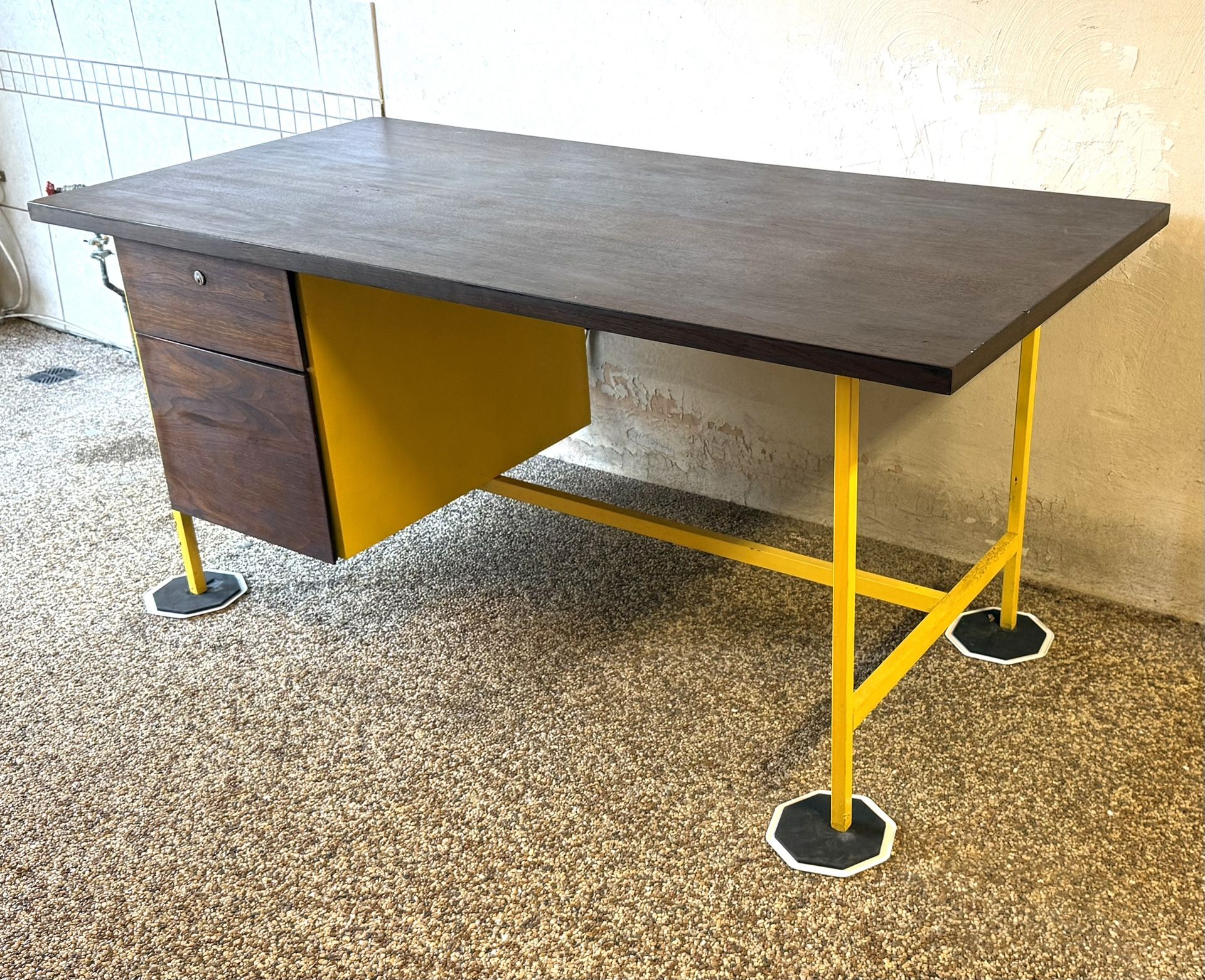 Mid-Century Modern Florence Knoll Executive Desk 1950S Vintage