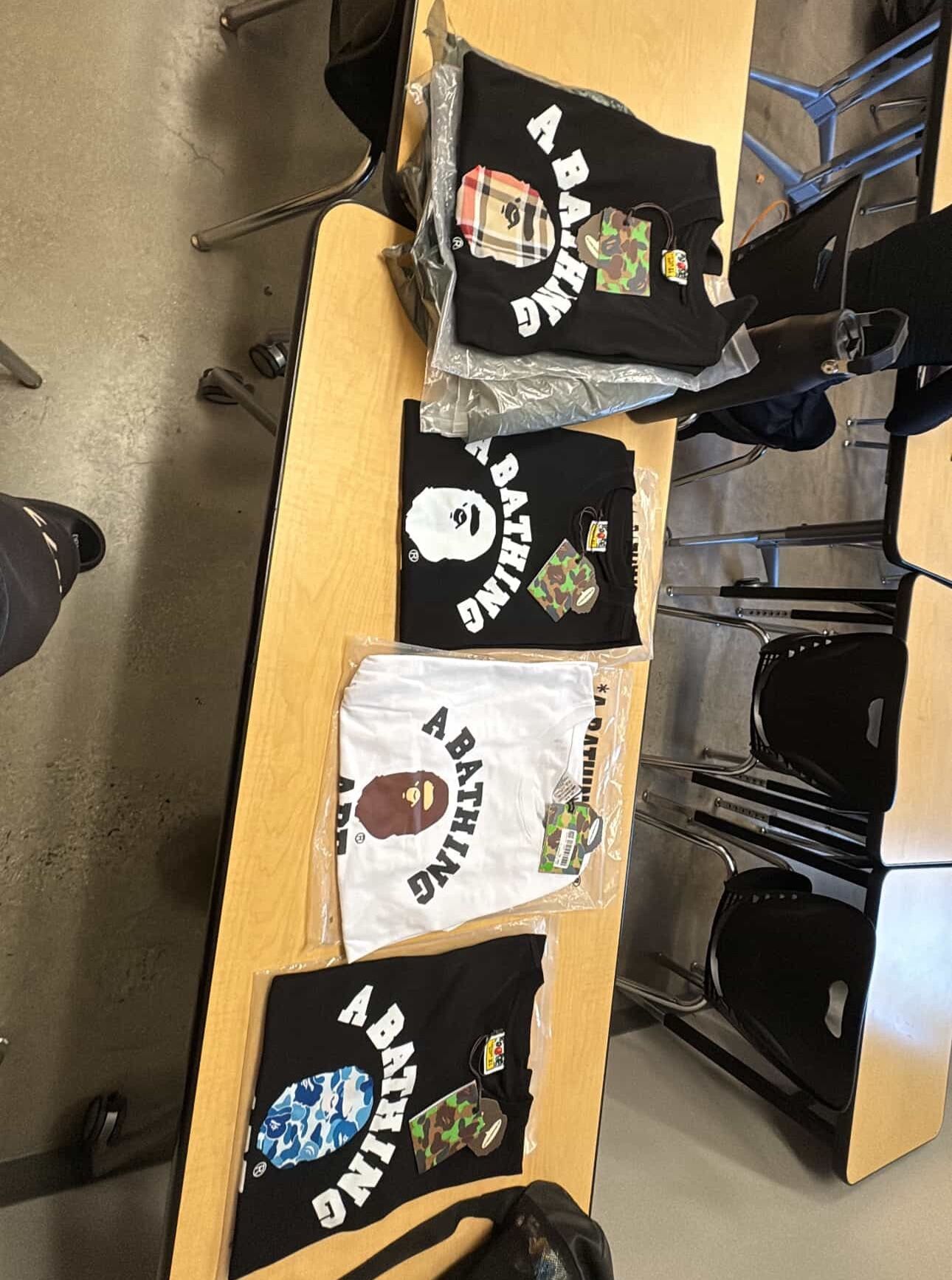 Bape tee shirts